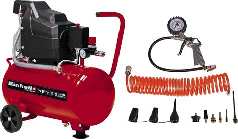 Einhell Compressore TC AC 190 24 8 Kit 1500 W Max 8 Bar Serbatoio Da