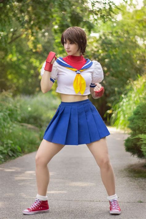 Enji Night Sakura Kasugano Street Fighter Telegraph