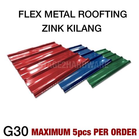 Metal Roofing Zinc / Zink Kilang / Zinc Colour / Zink Warna / Zink Biru ...