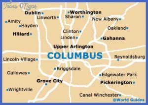 columbus metro parks map Archives - ToursMaps.com