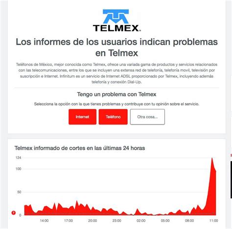 Reportan usuarios fallas en sus servicios de internet y telefonía de