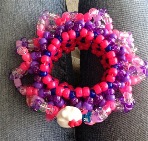 Kandi Tutorials with Rose: 3D Kandi Cuff | Kandi cuff, Diy kandi bracelets, Kandi