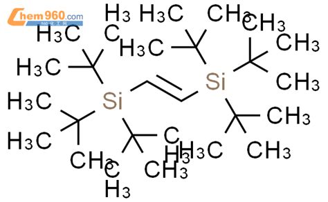 191590 04 2 Silane 1 2 ethenediylbis tris 1 1 dimethylethyl 化学式结构式