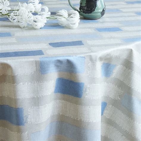 Nappe Enduite Rayure Patch Bleu Anti Tache Imperm Able