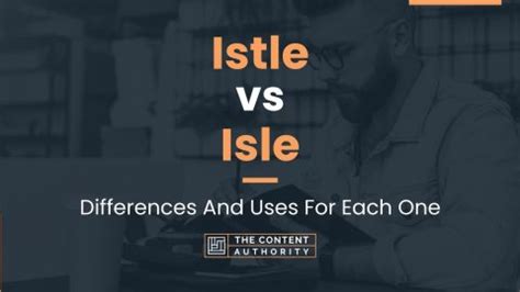 Istle vs Isle: Differences And Uses For Each One