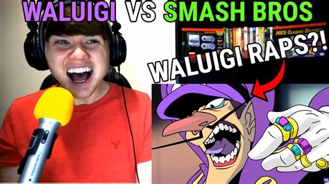 🎵waluigi Vs Smash Bros Battle Rap Part 1 🎵 Mashed Reaction Youtube