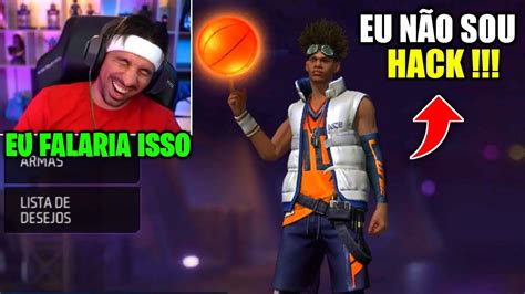 PIUZINHO ACHOU QUE ERA HACK NO FREE FIRE YouTube