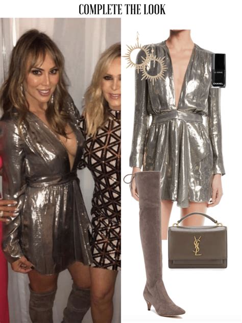 Kelly Dodd S Metallic Dress In Miami Big Blonde Hair