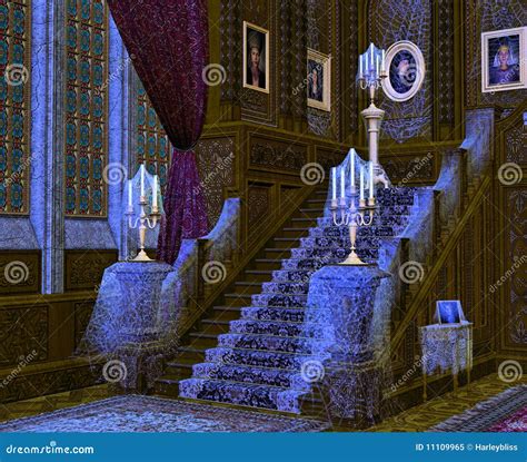 Interior Of Spooky Mansion. Royalty Free Stock Photo - Image: 11109965