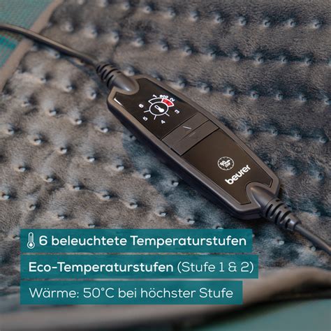 Beurer XXL Heizkissen HK 123 XXL Cosy Grey Green Planet Beurer Onlineshop