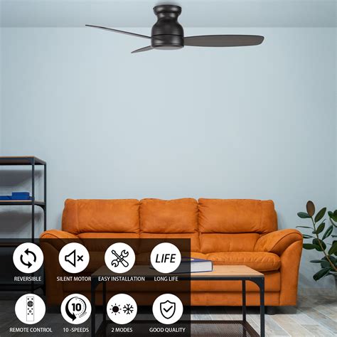 Ebern Designs Ajesh 48'' Ceiling Fan with LED Lights | Wayfair