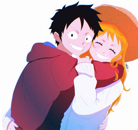 Luffy and Nami by Agustyeka on DeviantArt