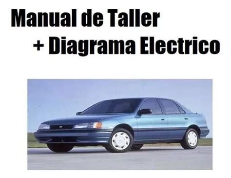 Manual Taller Diagrama Electrico Hyundai Elantra 1992 1995 MercadoLibre