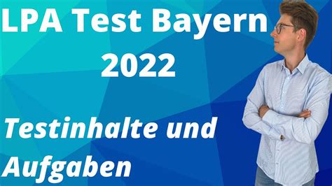 LPA Test Bayern 2023 Auswahlprüfung Ausbildungsplätze 2 QE