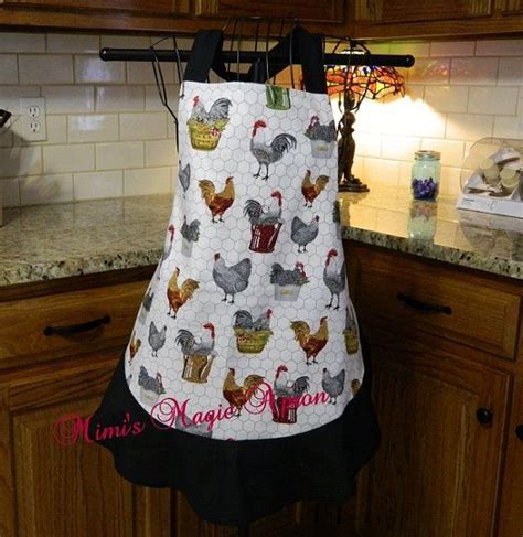 Rooster Apron Etsy Rooster Aprons Apron Womens Aprons