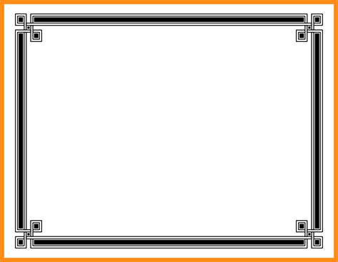 Certificate Border Vector High Resolution At Collection Of Certificate Border