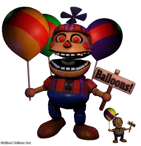 Fnaf Vr Stylized Balloon Boy Hw Edit By Zachfoxnow On Deviantart