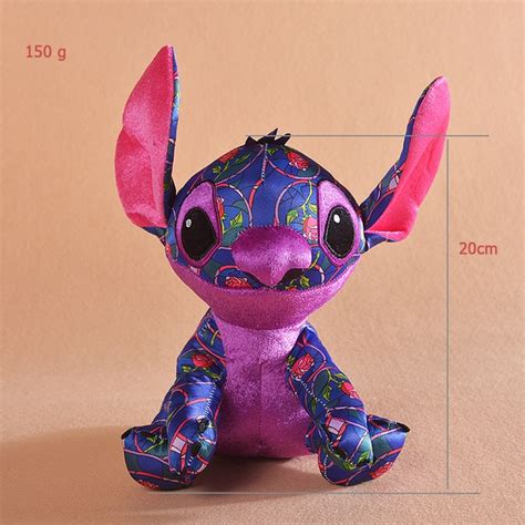 Nova disney 20cm edição limitada pano velo stich colorido recheado