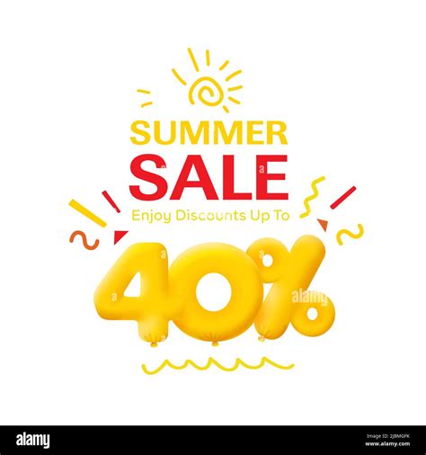 40 Percentage Discount Stock Vector Images Alamy