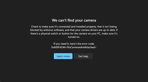 Ways To Fix The We Cant Find Your Camera Error On Windows