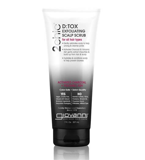 Скраб для кожи головы Giovanni 2chic Dtox Exfoliating Scalp Scrub