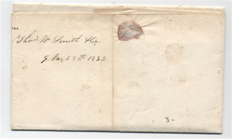 Augusta Me Horn Of Plenty Fancy Red Handstamp Stampless Letter H