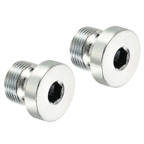 Uxcell M Internal Hex Head Pipe Fitting Plug Pack Male Thread