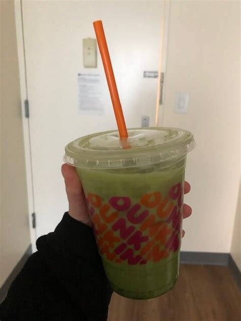 Review Dunkin Matcha Lattes Hot Iced And Frozen — Tea And Things