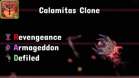 Terraria Calamity Mod RAD Mode Calamitas Clone YouTube