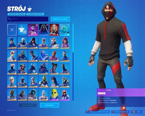 Konto Fortnite Ikonik Og Skiny Vdolce Omega Oficjalne