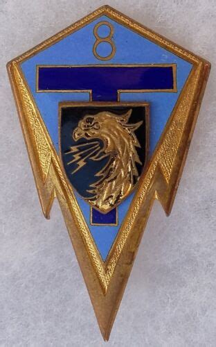 Insigne Badge Rt R Giment Transmissions Mail Original