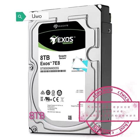 8 ТБ Внутренний жесткий диск Seagate EXOS-1 (ST8000NM0055) - купить по ...