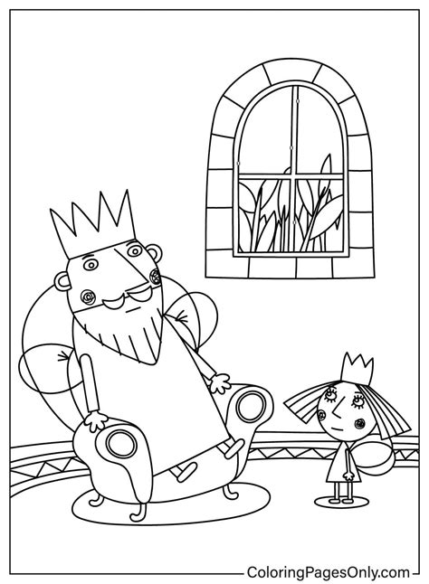 Ben And Holly Coloring Pages Enter The Little Kingdom And Add Your Magical Touch To Their