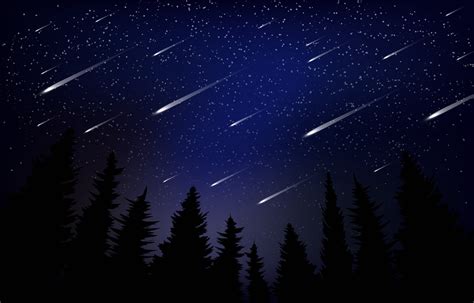 Meteor Shower Background Concept 7710867 Vector Art at Vecteezy