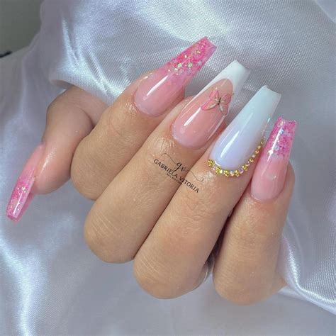 Pin By Juh Costa On Unhas Stylish Nails Long Acrylic Nails Cute