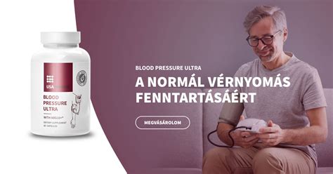 Vérnyomás Ultra kapszula ABG10 és AlphaWave 60 db USA Medical