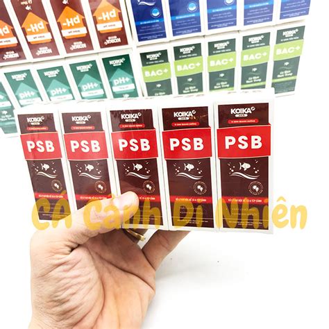 Vi Sinh KOIKA BAC Clear PSB Tăng giảm PH cho hồ cá cảnh chai 30ML