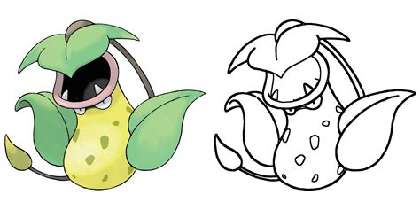 Victreebel Coloring Page Print Ideashortcut