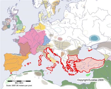 Euratlas Periodis Web Map Of Roman Empire In Year 700