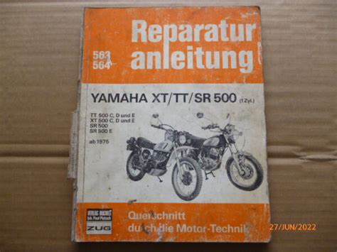 Yamaha Xt Tt Sr Reparaturanleitung Tg Ersatzteile