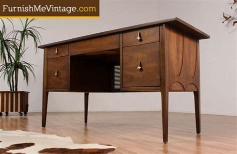 Refinished Mid Century Modern Broyhill Brasilia Desk Atelier Yuwa Ciao Jp