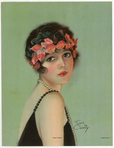 Patsy Earl Christy Vintage Illustration Vintage Portraits Art