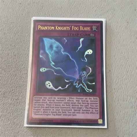 Yugioh Phantom Knights Fog Blade Ultra Wira En St Nm Ebay