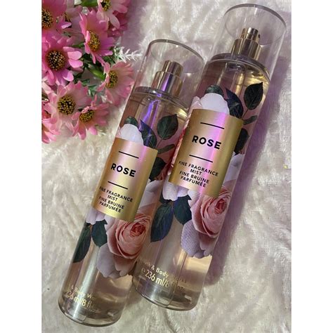 bath body works rose fragrance mist ml shopee philippines