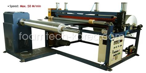 PE Foam Sheet Automatic Cutting Machine | Foam Technology Korea