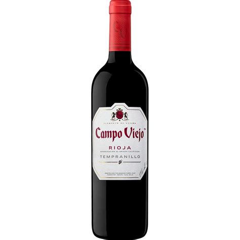 Vino Tinto Tempranillo Joven Doca Rioja Botella Cl Campo Viejo