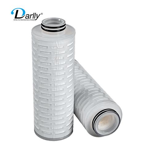 PP Pes Micro Pleated Filter Cartridge 10 Dia 83mm Soe Configuration