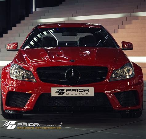 Pd Black Edition Widebody Aerodynamic Kit For Mercedes C Class Coupe W