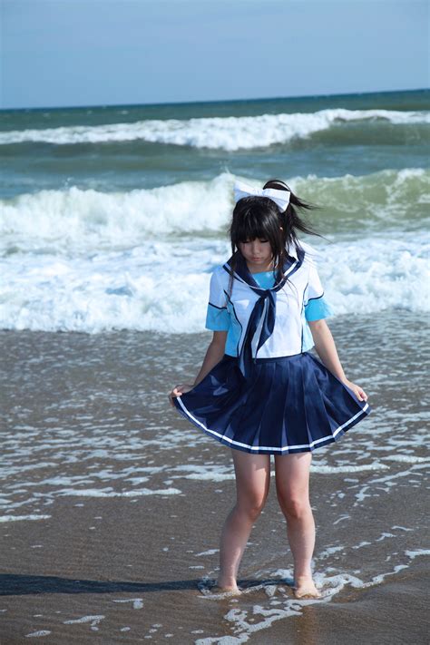 Love Plus Takane Manaka Seifuku Bikini Cosplay By Enako Sankaku Complex