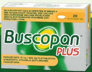 BUSCOPAN PLUS PARACETAMOL FILMTABL 10MG 500MG Online Kaufen Bei